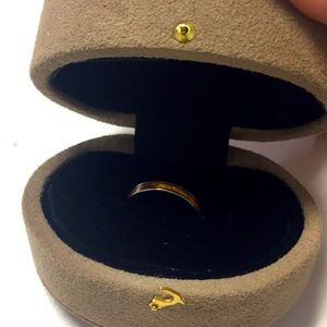 Hawaiian Koa Pinky ring with Titanium #3.5